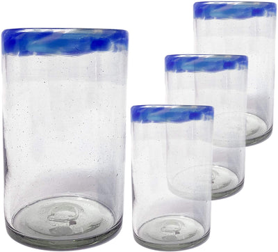 Axiam 16 oz Old Fashioned Drinking Glass Set