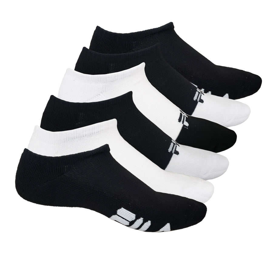 Fila Women's No-Show White Socks FW03 (6 pairs)